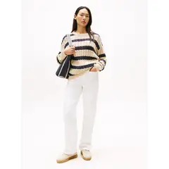 TOMMY HILFIGER - Jeans Relaxed Straight Blanco