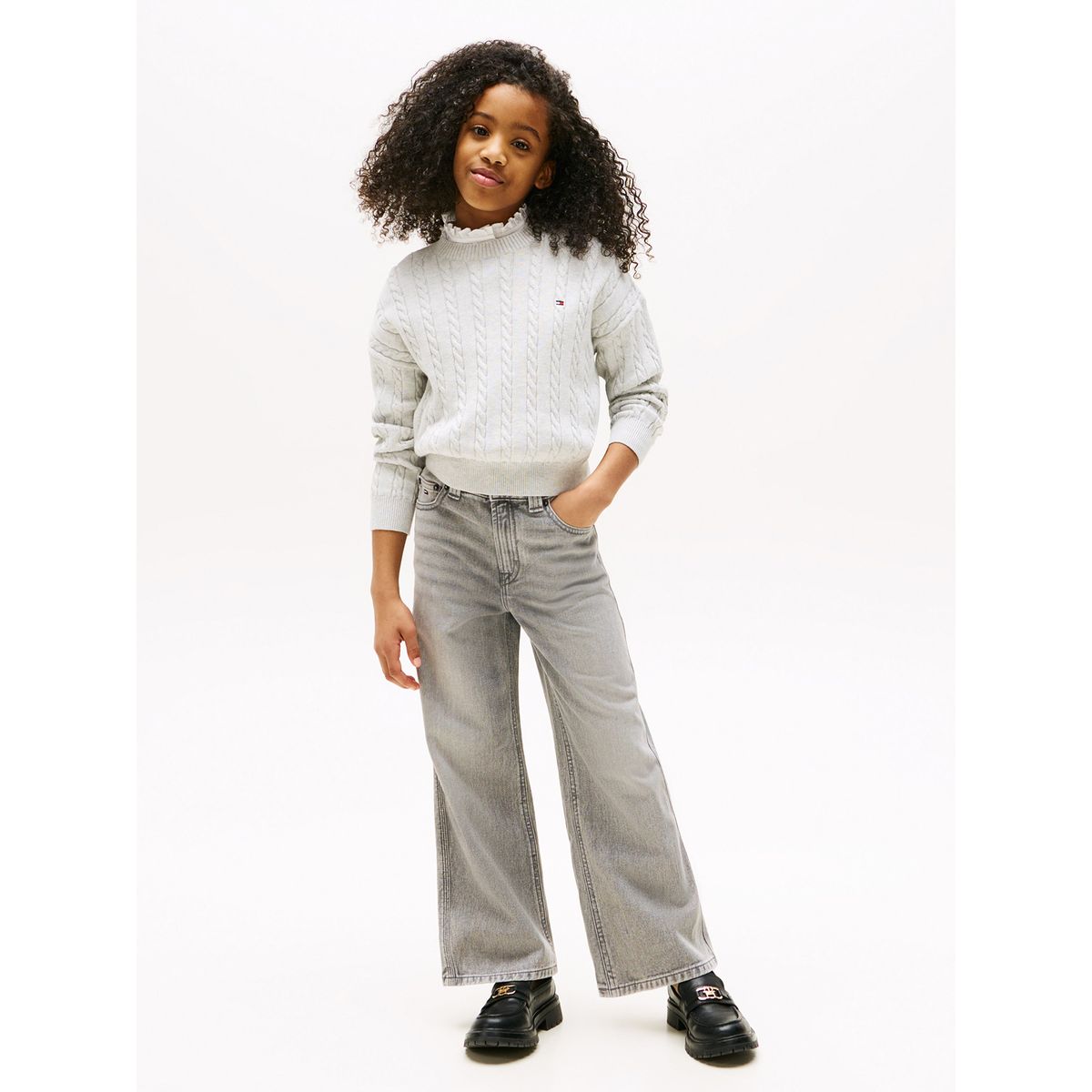 TOMMY HILFIGER - Jeans Mabel Denim Efecto Lavado Gris Tommy Hilfiger