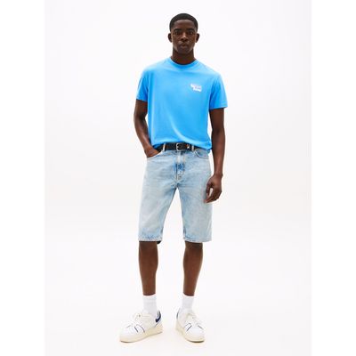 Imagen 2 del producto Polera Stack Logo Slim Fit Celeste Tommy Jeans