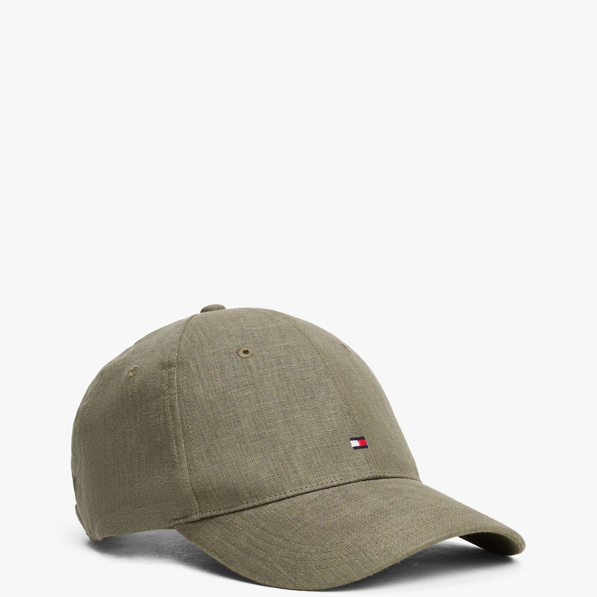 TOMMY HILFIGER - Jockey Flag Linen Con Logo Verde Tommy Hilfiger