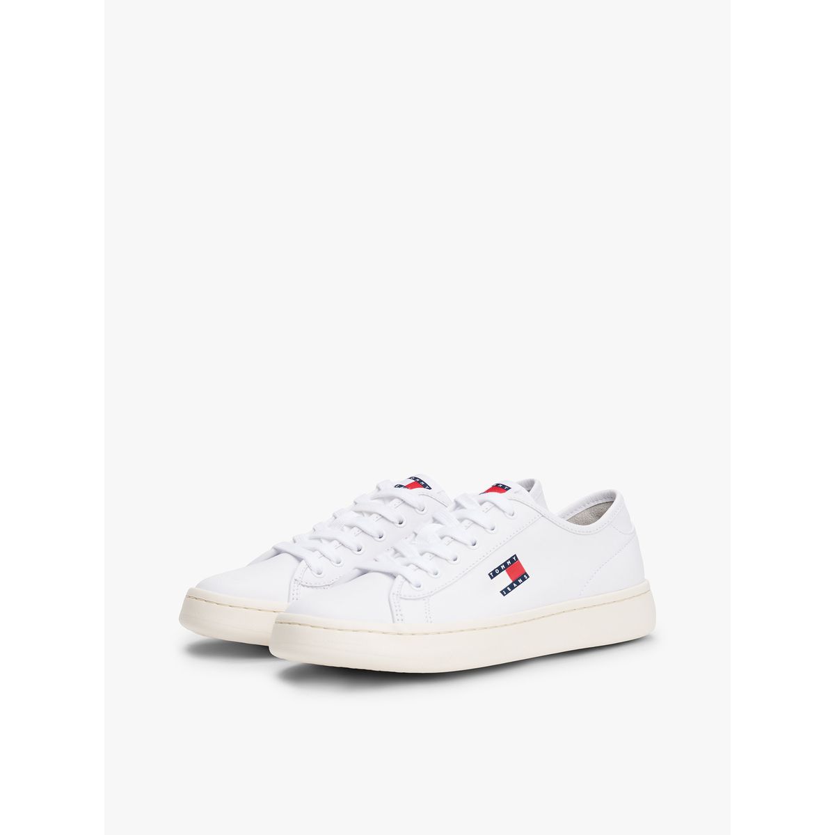 TOMMY HILFIGER - Zapatillas  Light Con Logo Blanco Tommy Jeans