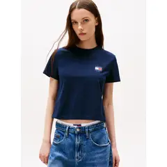 TOMMY HILFIGER - Polera Con Logo En La Parte Trasera Azul Tommy Jeans