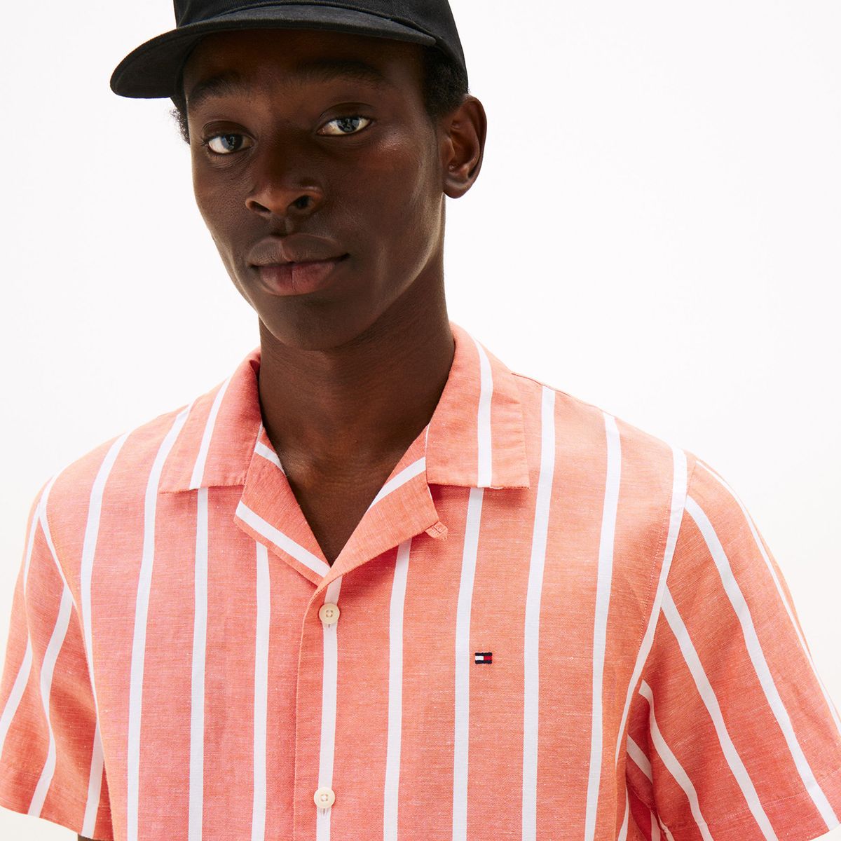 TOMMY HILFIGER - Jockey Flag Seasonal Con Logo Negro Tommy Hilfiger