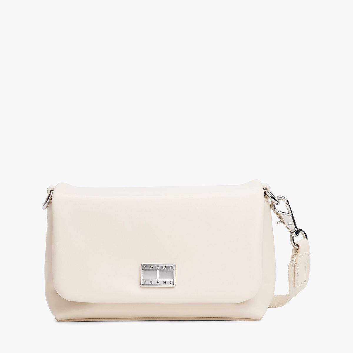 TOMMY HILFIGER - Crossover Con Logo Metálico Beige Tommy Jeans