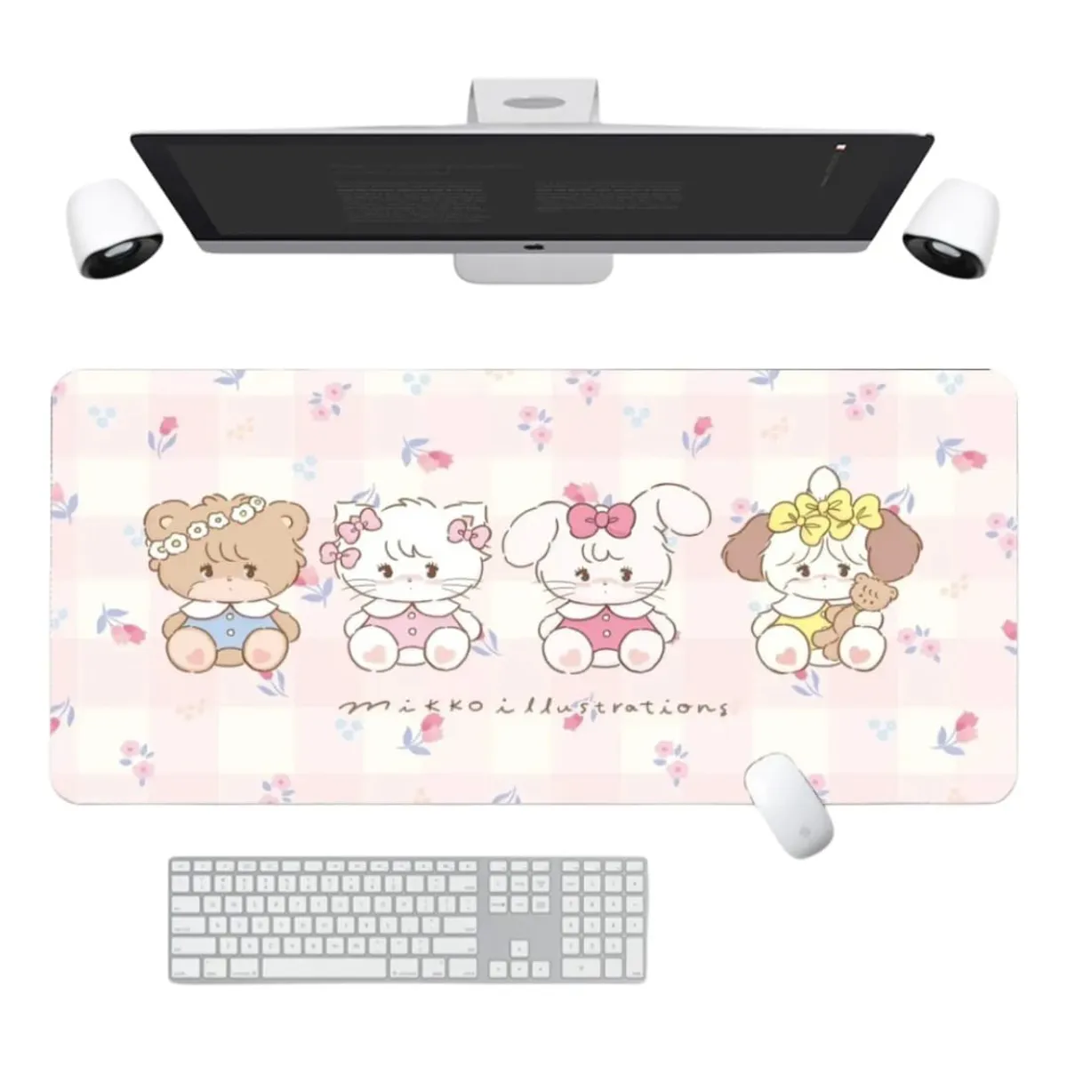 GENERICO - Mousepad De Escrito Grande Kawaii Mikko