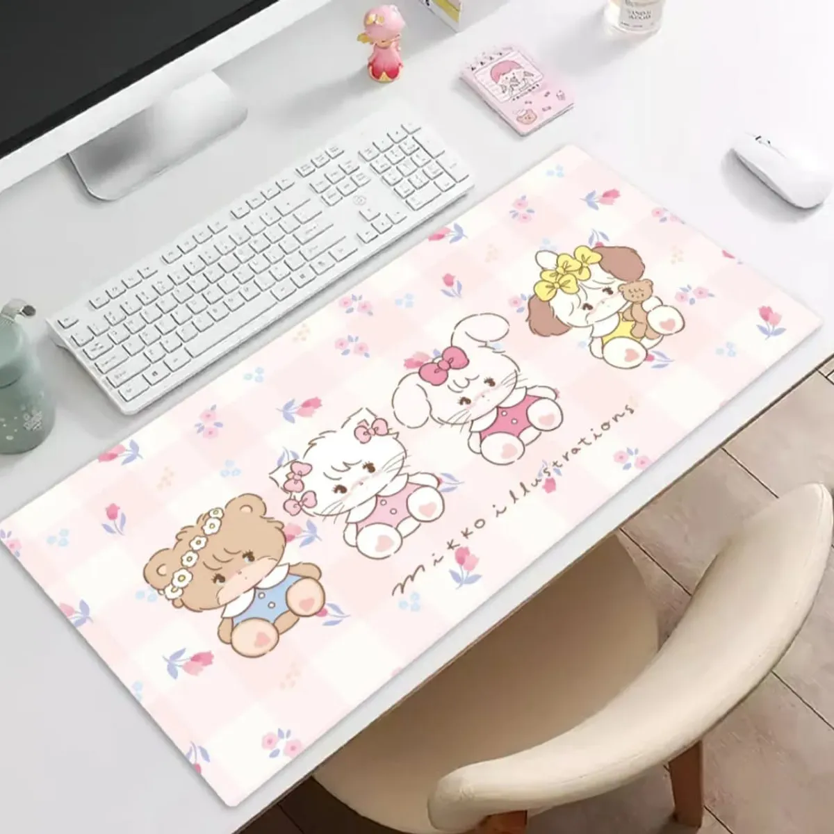 GENERICO - Mousepad De Escrito Grande Kawaii Mikko