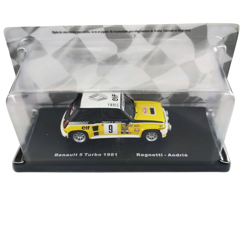 RALLY - Auto Renault 5 Turbo WRC 1981 #9  Caja Normal Edicola 1:43