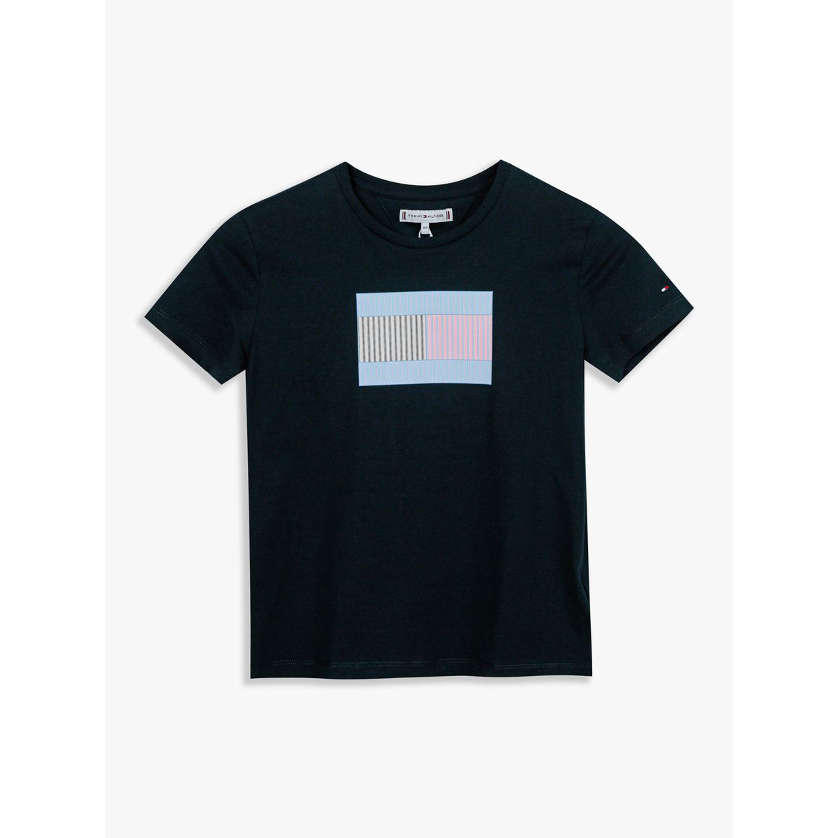 TOMMY HILFIGER - Polera Flag Graphic Logo Azul Tommy Hilfiger
