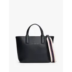 TOMMY HILFIGER - Tote Con Bandolera Textil Azul