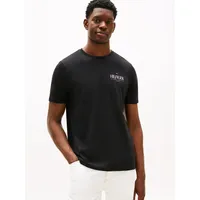 Polera Hilfiger Stack Logo Negro