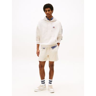 Imagen 2 del producto Polerón Hoodie Cropped Con Logo Blanco Tommy Jeans