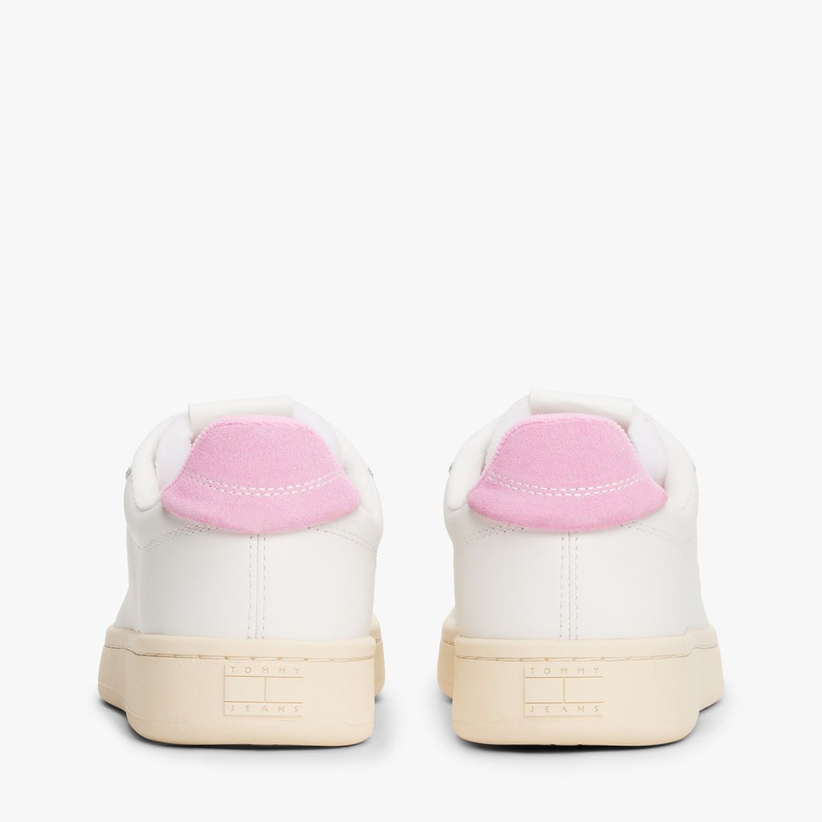 TOMMY HILFIGER - Zapatillas Archive De Cuero Blanco Tommy Jeans