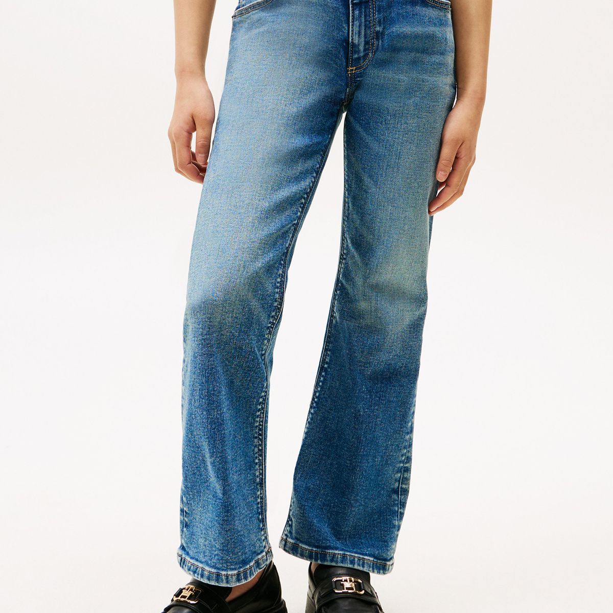 TOMMY HILFIGER - Jeans Acampanados Desteñidos Azul Tommy Hilfiger