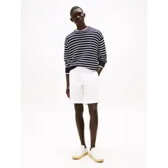 TOMMY HILFIGER - Short Essential 1895 De Algodón Blanco