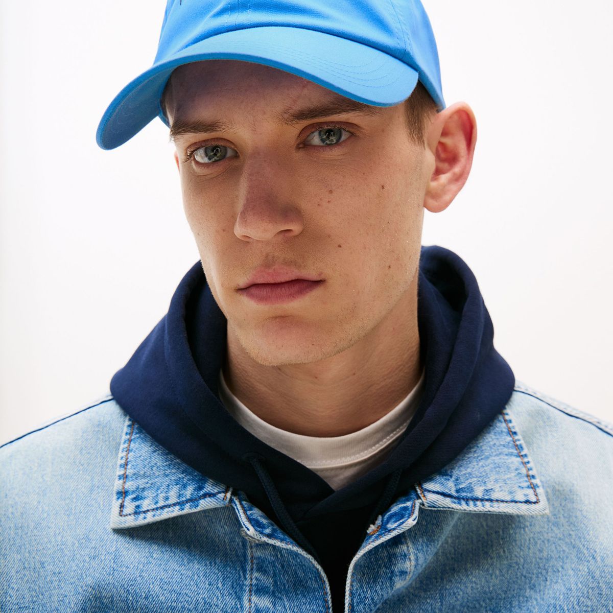 TOMMY HILFIGER - Jockey Linear Logo Bordado Celeste Tommy Jeans