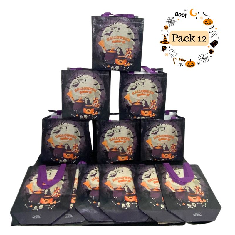 EKOL TACTICA MILITAR - Pack 12 Bolsas Noche Brujas Celebracion Halloween 2025
