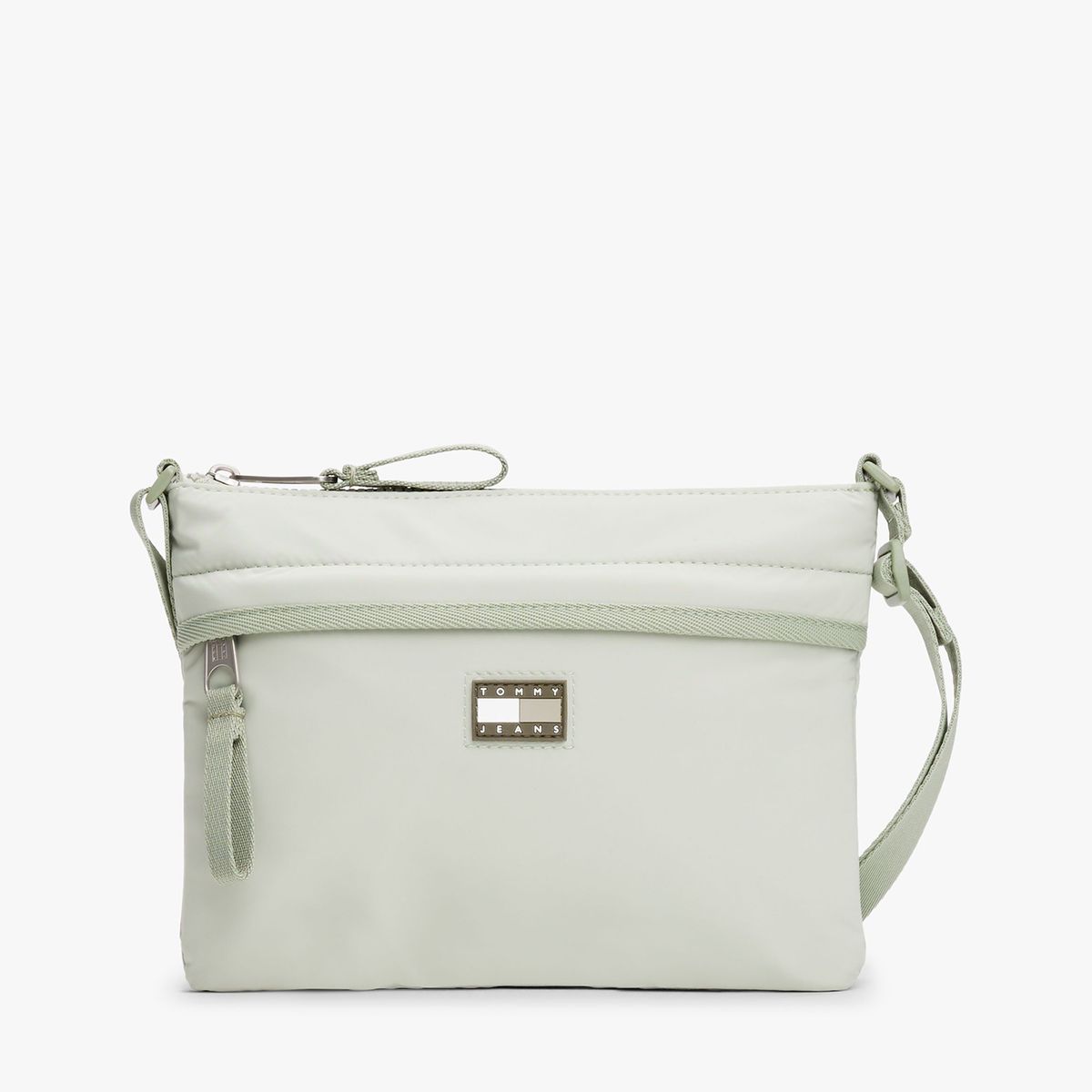 TOMMY HILFIGER - Bolso Urban Con Logo Engomado Verde Tommy Jeans