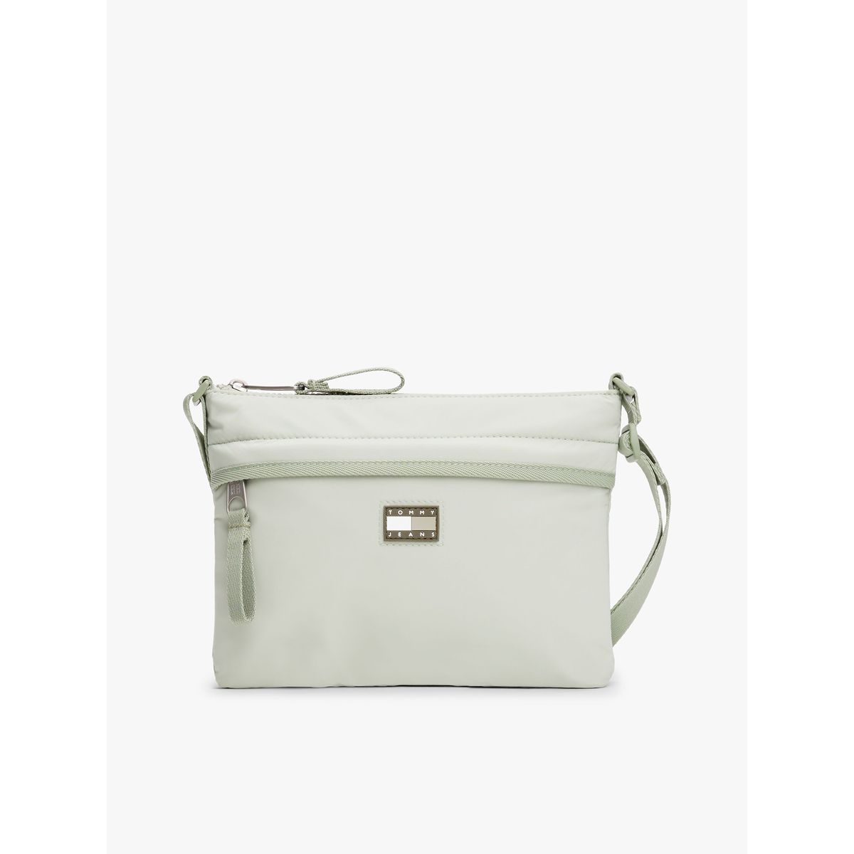 TOMMY HILFIGER - Bolso Urban Con Logo Engomado Verde Tommy Jeans