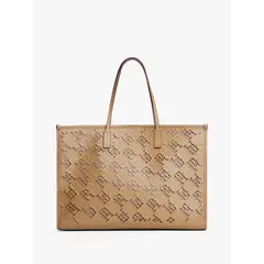 TOMMY HILFIGER - Tote City Monogram Café