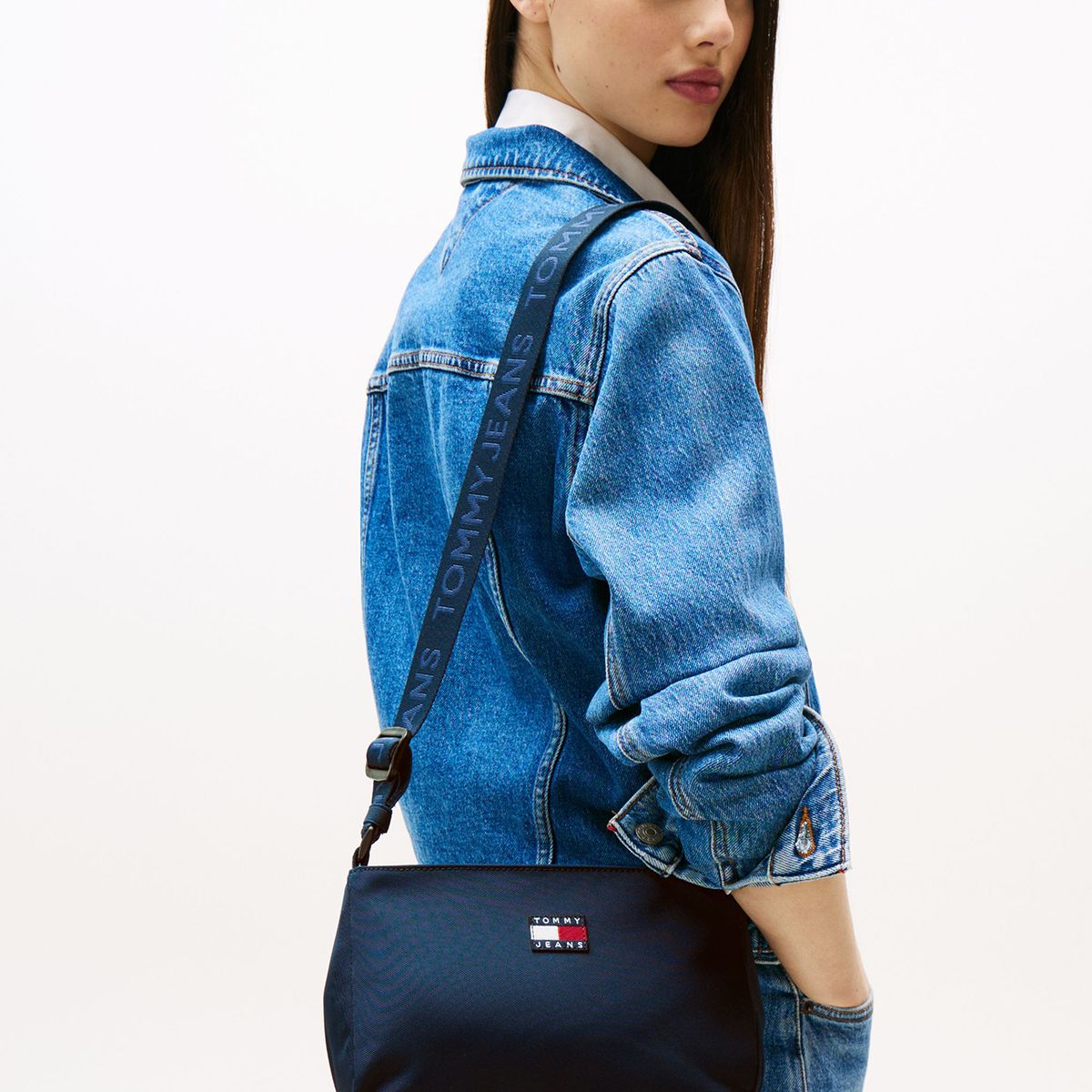 TOMMY HILFIGER - Bandolera Daily Essential Azul Tommy Jeans