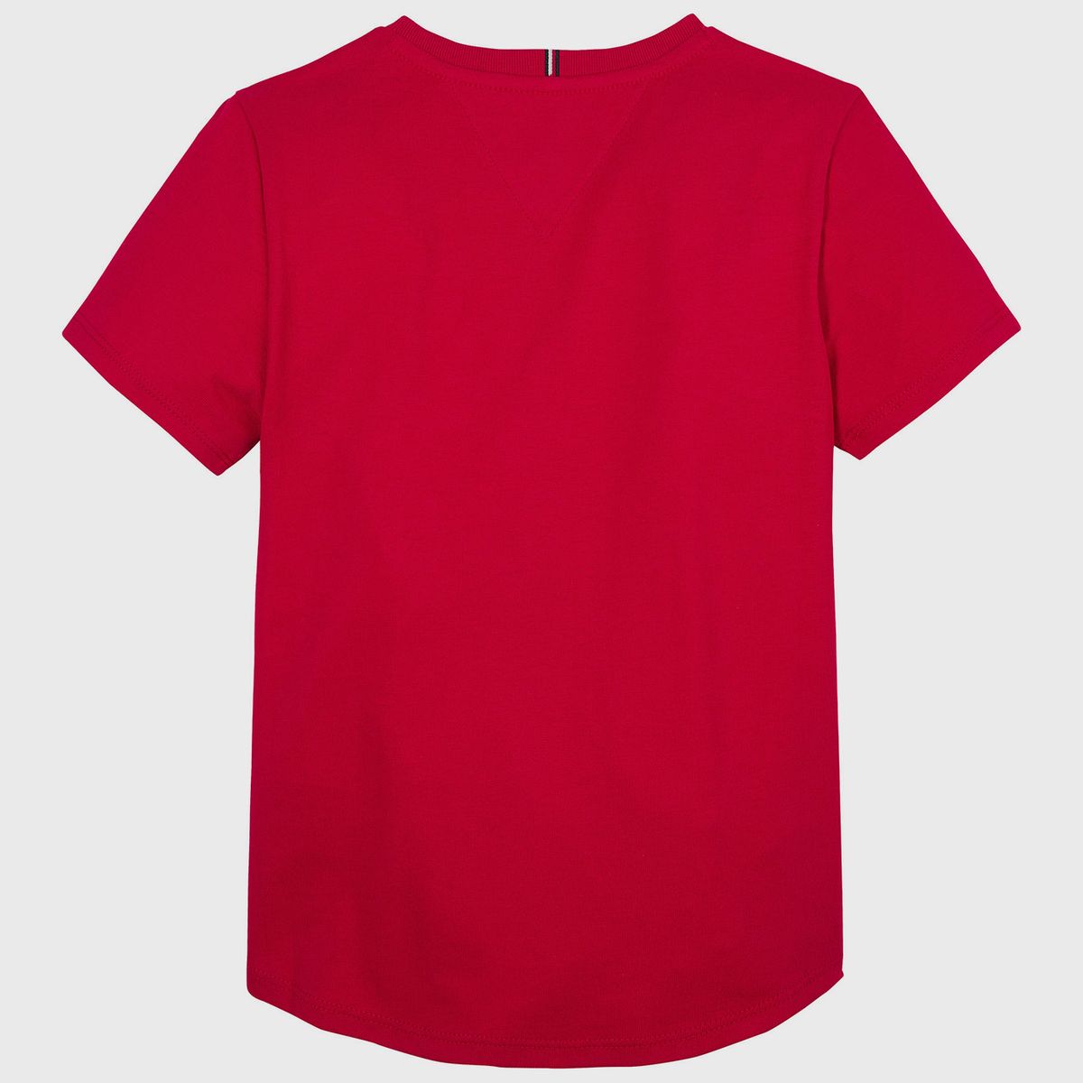 TOMMY HILFIGER - Polera Script Logo Metalizado Rojo Tommy Hilfiger