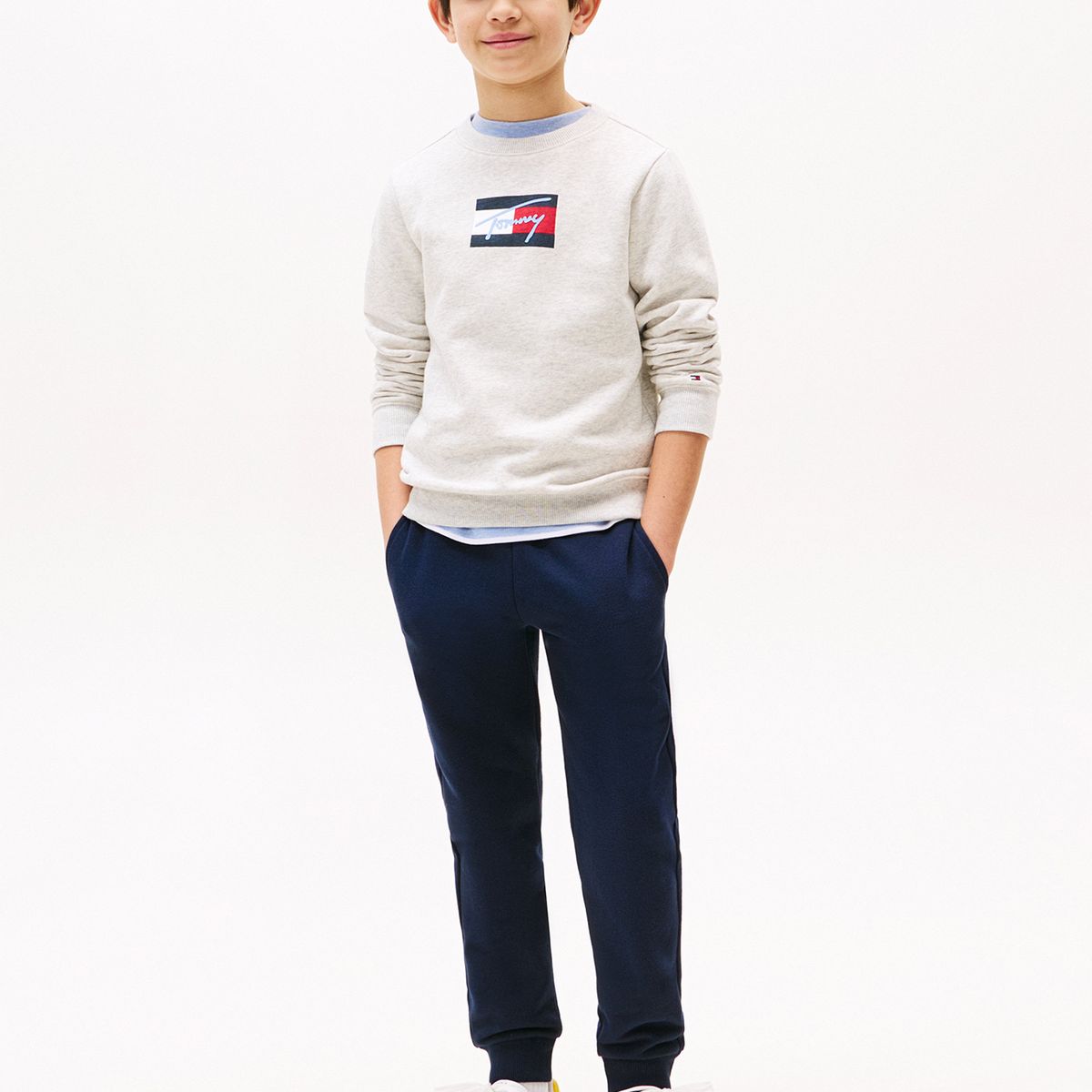 TOMMY HILFIGER - Jogger De Corte Regular Azul Tommy Hilfiger