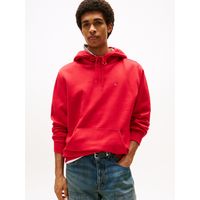 Polerón Hoodie Solid Con Logo Rojo Tommy Jeans