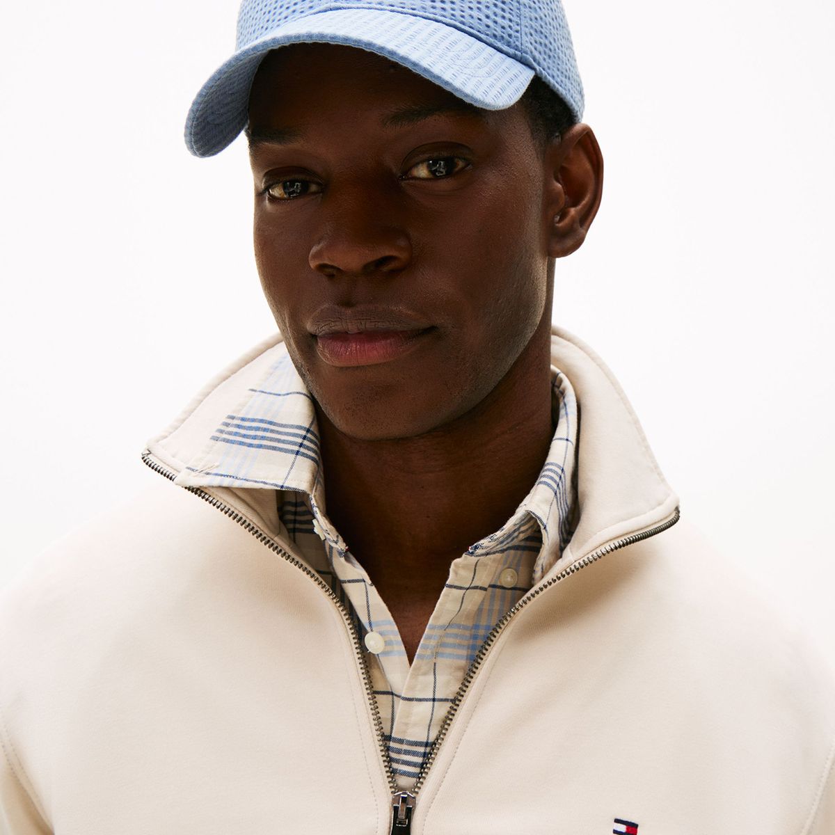 TOMMY HILFIGER - Jockey Flag Con Logo Celeste Tommy Hilfiger