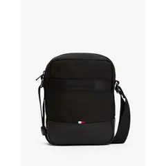 TOMMY HILFIGER - Bolso Reporter Con Logo Metálico Negro