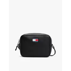 TOMMY HILFIGER - Bandolera Con Insignia Tonal Negro Tommy Jeans