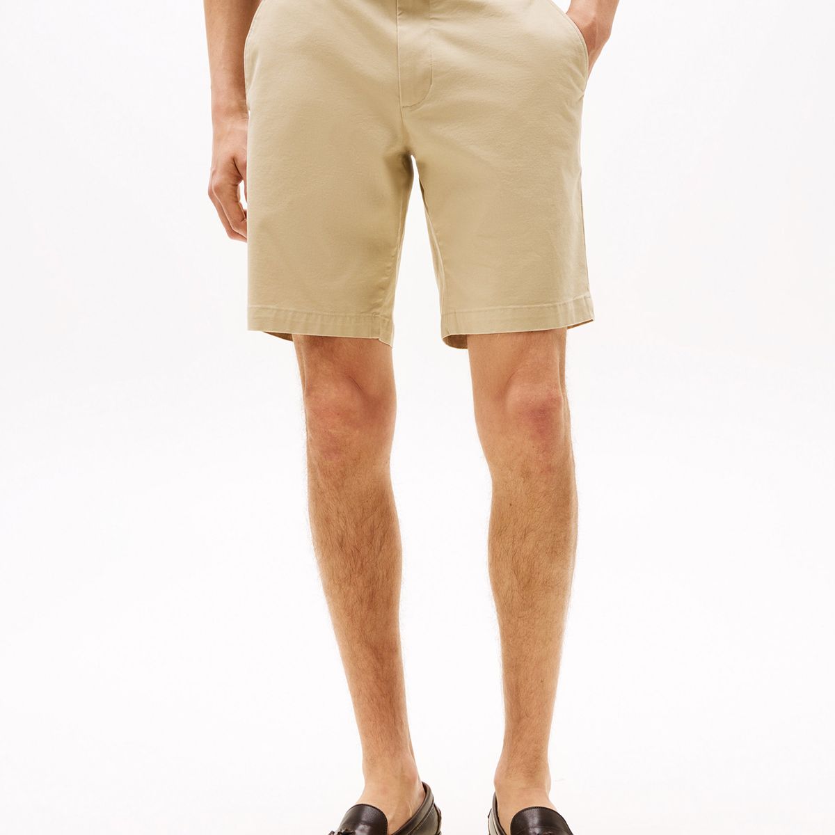 TOMMY HILFIGER - Short Brooklyn Con Cinturón Beige Tommy Hilfiger