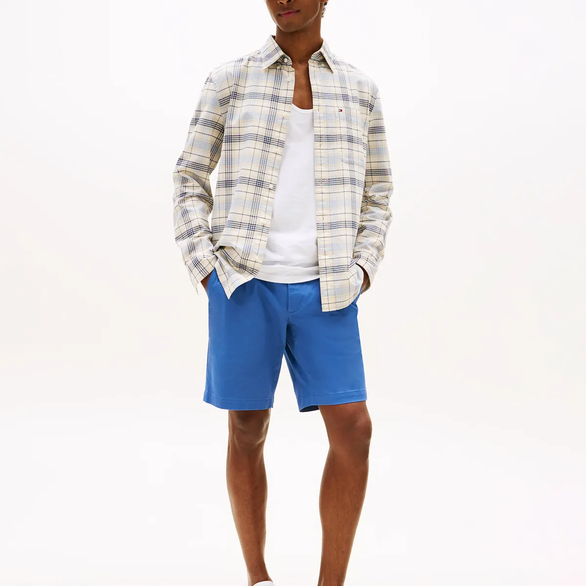 TOMMY HILFIGER - Short Essential 1895 De Algodón Azul Tommy Hilfiger