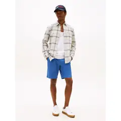 TOMMY HILFIGER - Short Essential 1895 De Algodón Azul