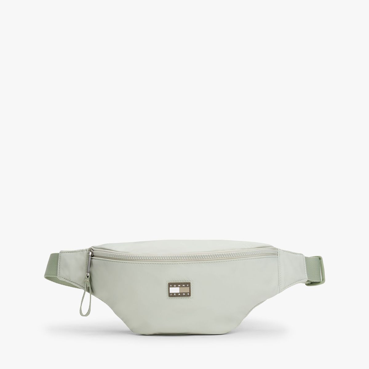 TOMMY HILFIGER - Banano Con Logo Engomado Verde Tommy Jeans