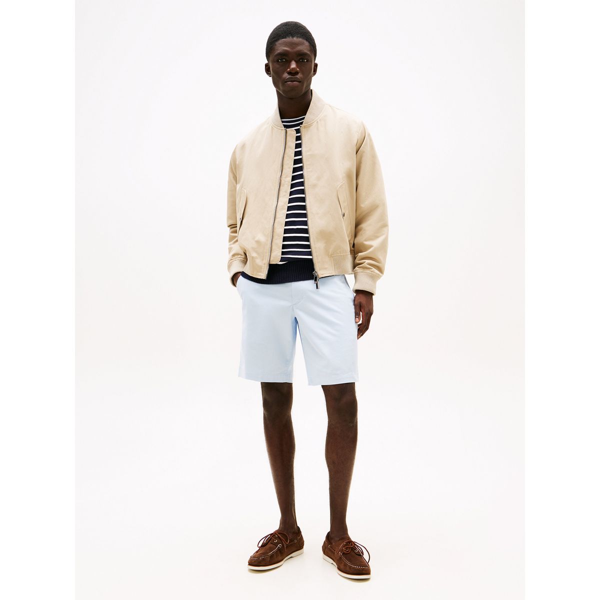 TOMMY HILFIGER - Short Essential 1895 De Algodón Celeste Tommy Hilfiger