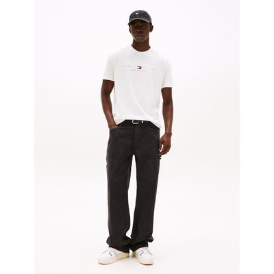 Imagen 2 del producto Polera Flag Linear Logo Blanco Tommy Jeans