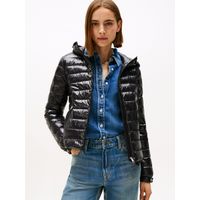 Parka Hoodie Acolchada Regular Fit Negro