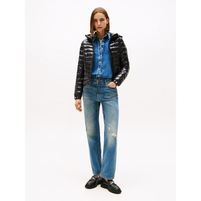 Imagen 2 del producto Parka Hoodie Acolchada Regular Fit Negro