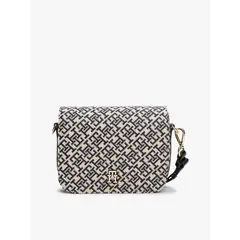 TOMMY HILFIGER - Crossover Jacquard Con Monograman Azul