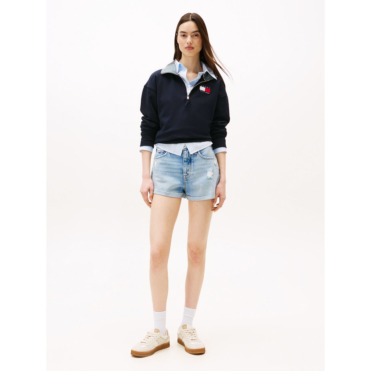 TOMMY HILFIGER - Short Denim Con Logo Azul Tommy Jeans
