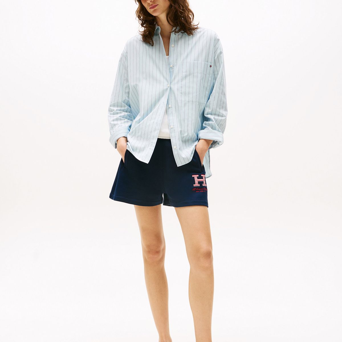 TOMMY HILFIGER - Zapatillas Con Logo Metalizado Blanco Tommy Hilfiger