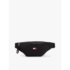 TOMMY HILFIGER - Banano Con Logo Engomado Negro Tommy Jeans
