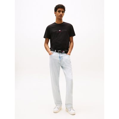 Imagen 2 del producto Polera Flag Linear Logo Negro Tommy Jeans