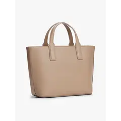 TOMMY HILFIGER - Tote Con Bandolera Textil Beige