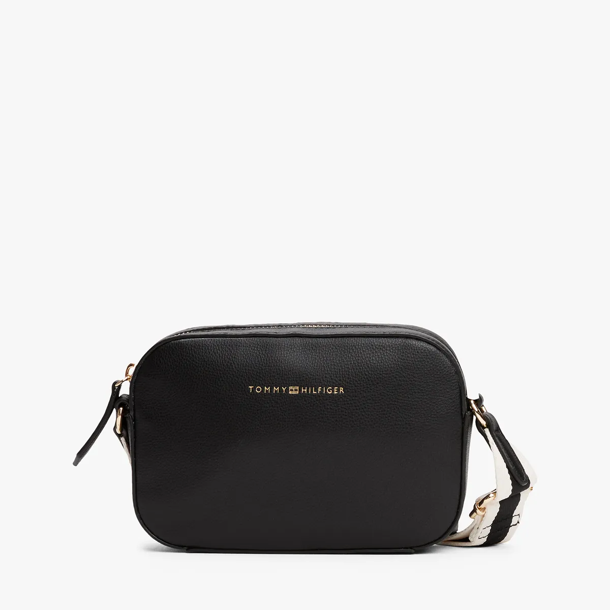 TOMMY HILFIGER - Bandolera Con Logo Webbing Negro Tommy Hilfiger