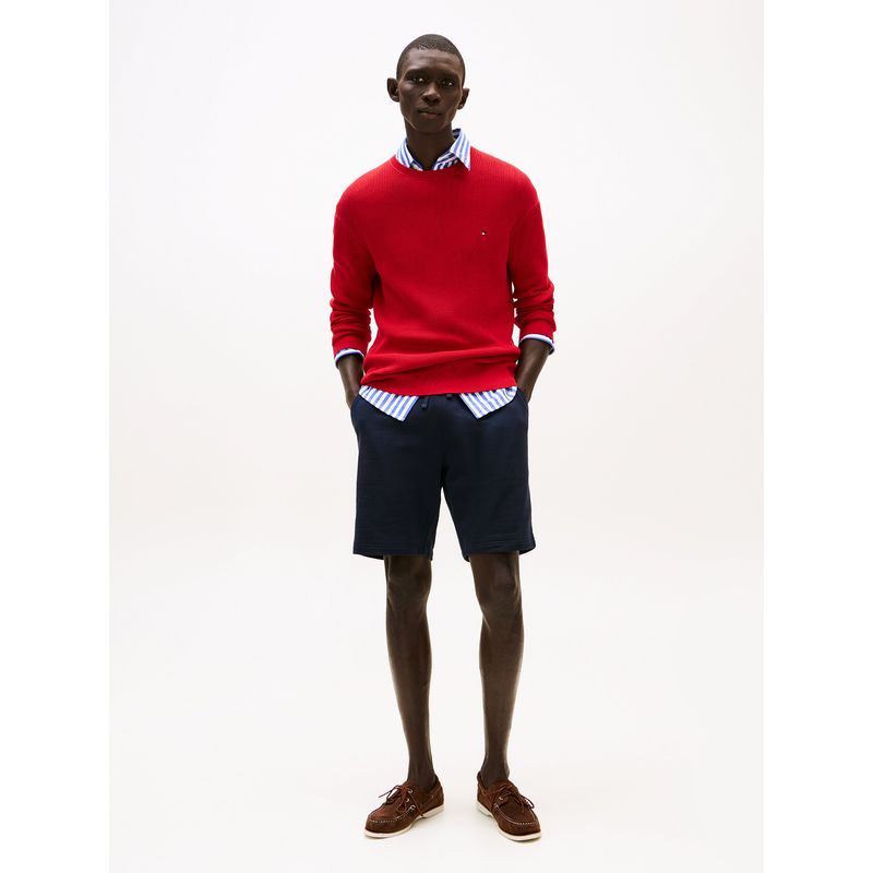 TOMMY HILFIGER - Short Essential Terry Azul Tommy Hilfiger