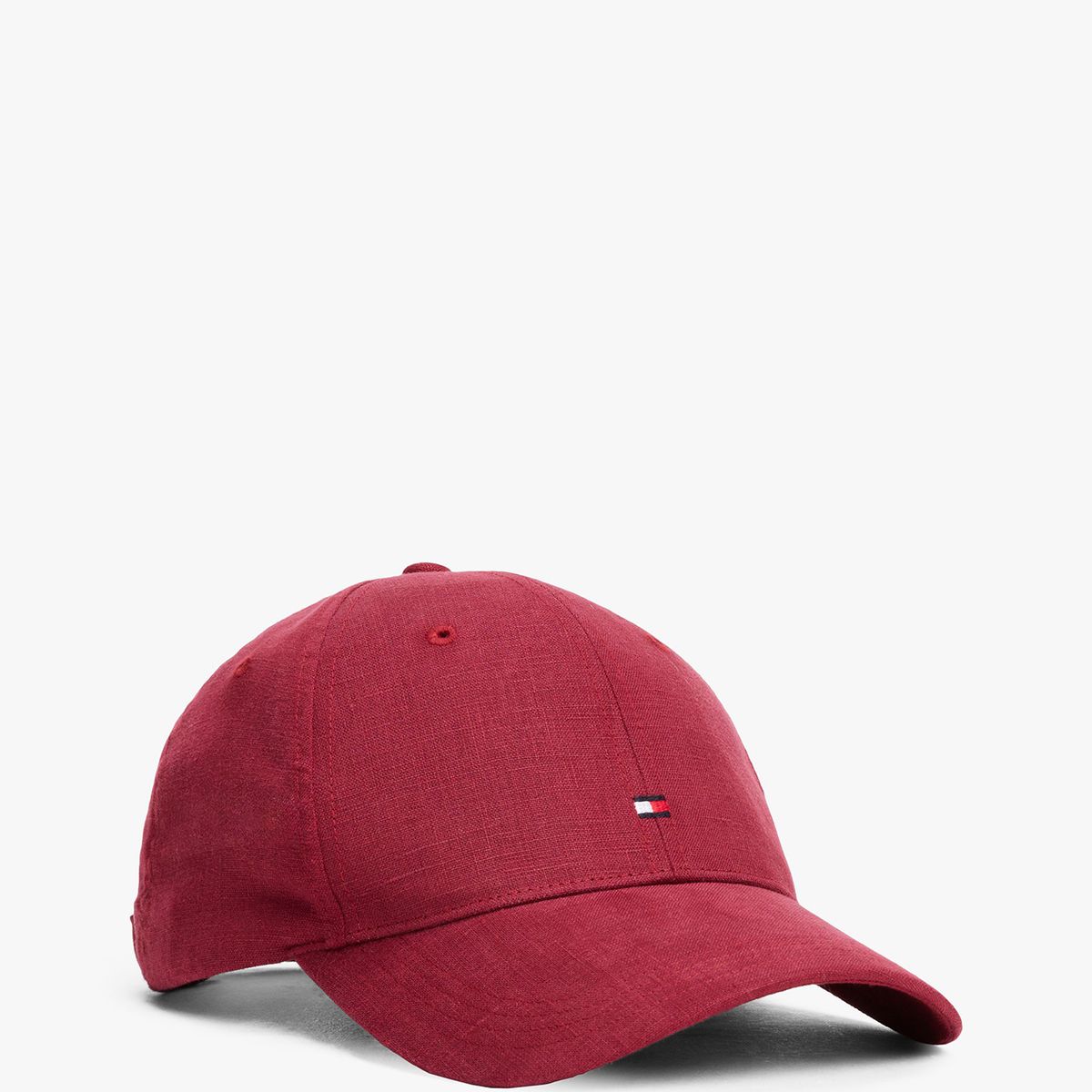 TOMMY HILFIGER - Jockey Flag Linen Con Logo Rojo Tommy Hilfiger