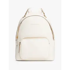 TOMMY HILFIGER - Mochila Signature Con Logo Blanco