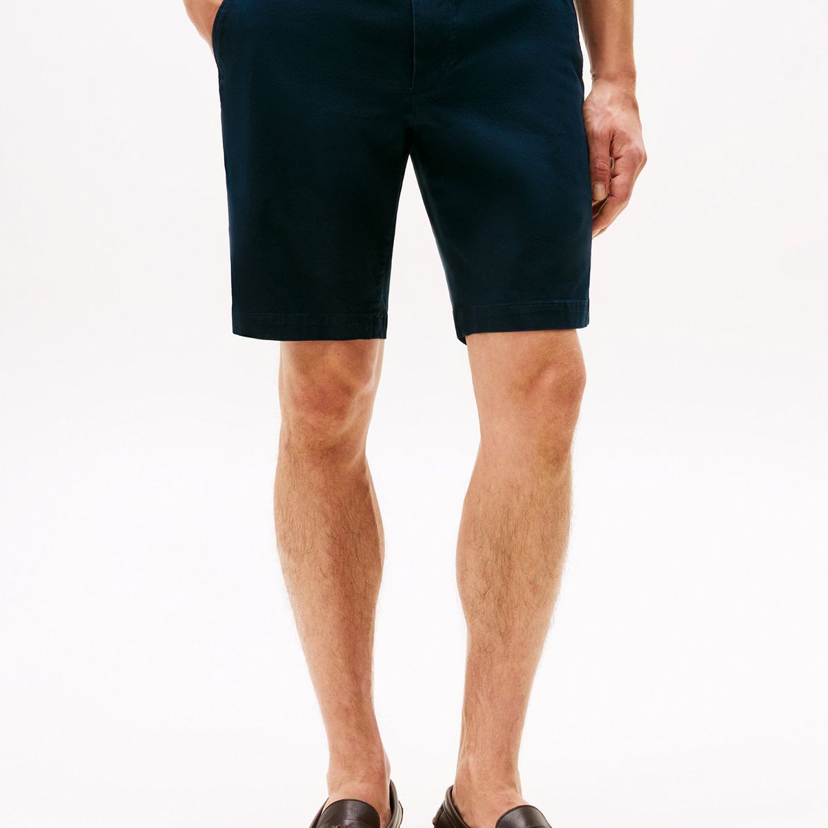 TOMMY HILFIGER - Short Brooklyn Con Cinturón Azul Tommy Hilfiger