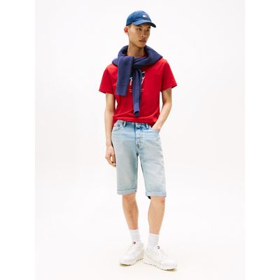 Imagen 2 del producto Polera Con Logo Distintivo Rojo Tommy Jeans